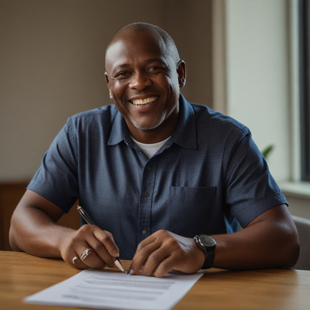 Advanced tenant screening technology showing verification process