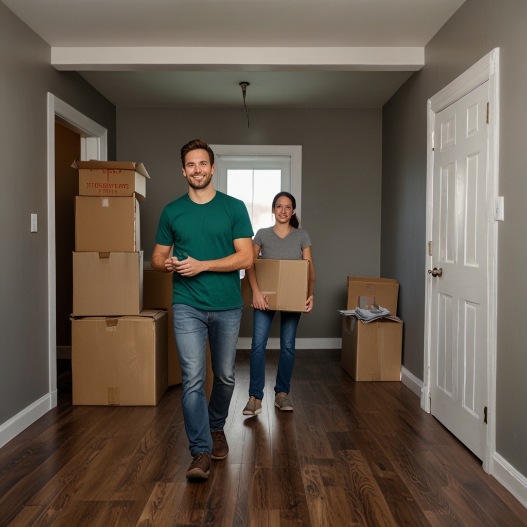 Property tour by highly interested renters showcasing tenant acquisition process