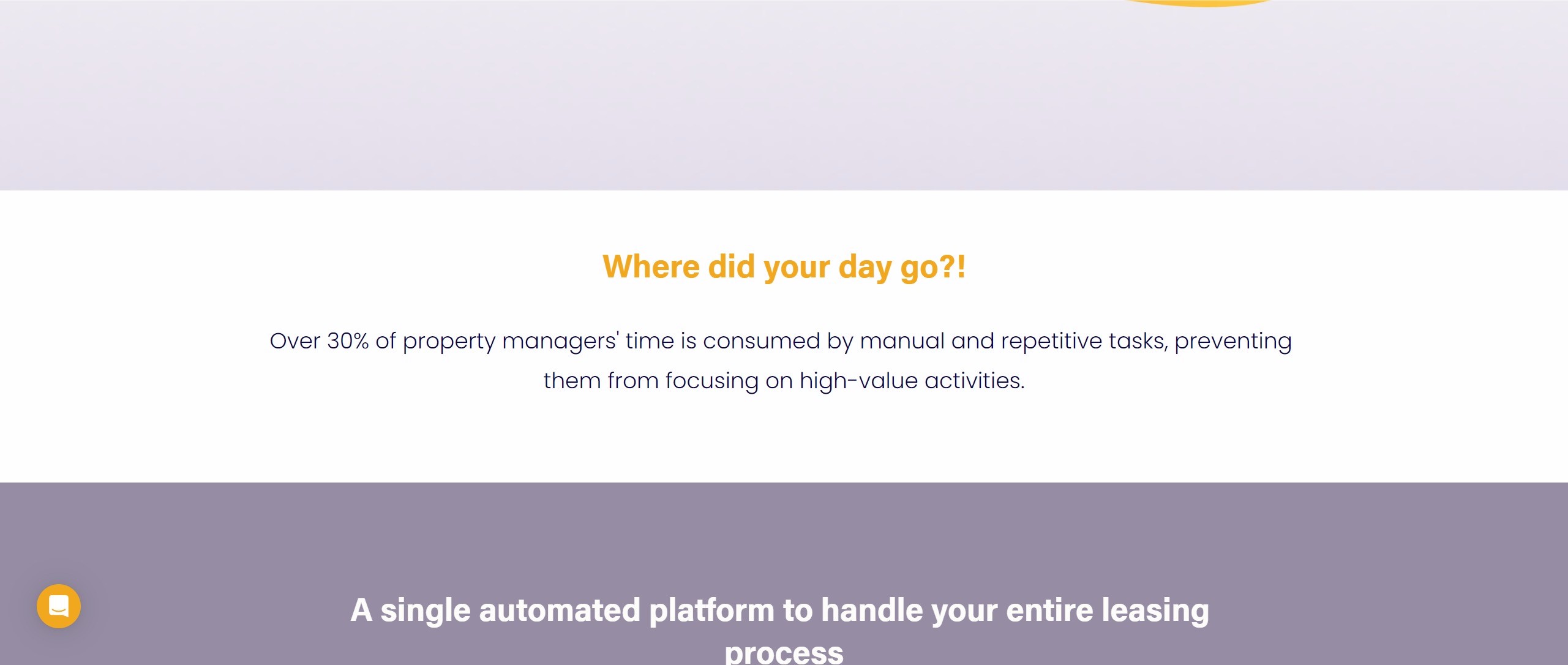Screenshot showing Leasey.AI's maintenance request dashboard and tracking features